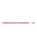 HCS - Telescoopsteel - 1750/3000x32 mm - aluminium, Rood