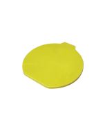 HCS - Deksel voor emmer 15 liter metaal detecteerbaar, Geel