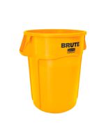 Rubbermaid - Ronde Brute container - 166,5 liter, Geel