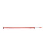 HCS - Telescoopsteel - 1250/2000x32 mm - aluminium, Rood