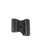 HCS - Clip t.b.v. steel hotelstofblik PP, Zwart