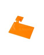 HCS - Afbeeldingsbordje - voor aluminium rail, Oranje