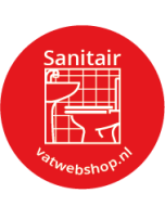 Kunststof sticker Sanitair t.b.v. sprayflacon