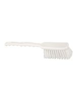 HCS - Afwasborstel - lange steel - 410 x 55 mm - hard, Wit