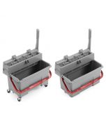 Duo Face - Mopwagen met pers - 25 liter