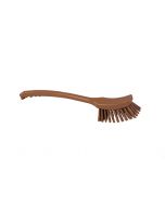 HCS - Afwasborstel - lange steel - 410x45 mm - hard, Bruin