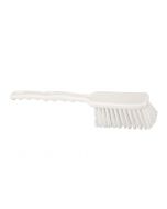 HCS - Afwasborstel - lange steel - 410 x 55 mm - hard, Wit