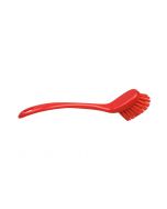 HCS - Afwasborstel - 225x35 mm - medium, Rood