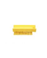 HCS - Nagelborstel - 110x45 mm - medium, Geel