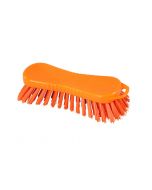 HCS - Werkborstel - 210x70 mm - hard, Oranje