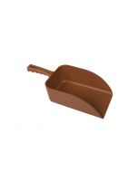 HCS - Handschep - 160x360 mm - groot - 1000 gram, Bruin