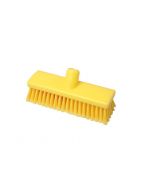 HCS - Wasborstel - gespleten vezel - 225x60 mm -zacht, Geel