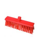 HCS - Bezem - 300x60 mm - extra hard, Rood