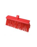 HCS - Bezem - 300x60 mm - hard, Rood