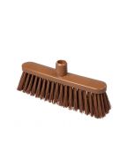 HCS - Bezem - smal - 280x48 mm - medium, Bruin