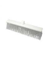 HCS - Bezem - 500x60 mm - hard, Wit