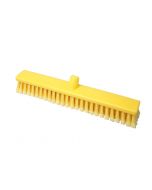 HCS - Veger - gespleten vezel - 500 x 60 mm - zacht, Geel