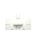 HCS - doodlebug padhouder - steelmodel, Wit