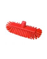 HCS - Schrobber waterdoorlaat - 285x130 mm - hard, Rood