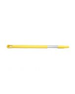 HCS - Ergonomische steel - 650x32 mm - aluminium, Geel