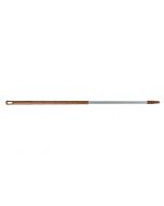 HCS - Ergonomische steel - 1300x32 mm - aluminium, Bruin