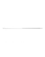 HCS - Ergonomische steel - 1300x32 mm - aluminium, Wit