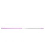HCS - Ergonomische steel - 1300x32 mm - aluminium, Rose