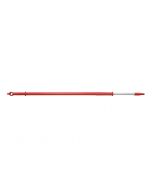 HCS - Telescoopsteel waterdoorlaat - 1250/2000x32 mm, Rood