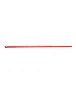 HCS - Ergonomische steel - 1300x32 mm - kunststof, Rood