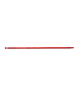 HCS - Ergonomische steel - 1500x32 mm - kunststof, Rood