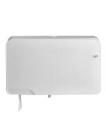 Quartz mini duo jumbo toiletrolhouder wit