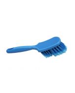 HCS - Handborstel - rubberen greep - 275x70 mm  zacht, Blauw