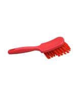 HCS - Handborstel - rubberen greep - 275x70 mm - hard, Rood