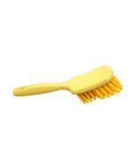 HCS - Handborstel - rubberen greep - 275x70 mm - hard, Geel