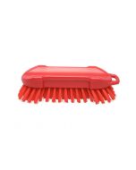 HCS - Werkborstel - 210x65 mm - hard, Rood