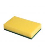 Schuurspons - 7 x 10 x 3 cm - geel groen