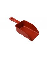 HCS - Handschep - metaal detecteerbaar - klein 500 gr, Rood
