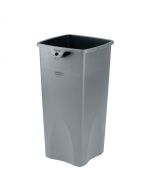 Polyethyleen-afvalbak-87-kilo-grijs