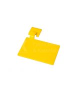 HCS - Afbeeldingsbordje - voor aluminium rail, Geel