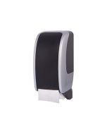 Cosmos - Toiletroldispenser, 2 coreless-rollen, Zwart-zilver