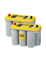 Cleanfix - Optima-batterijen 12 V/75 Ah - Set à 2 stuks